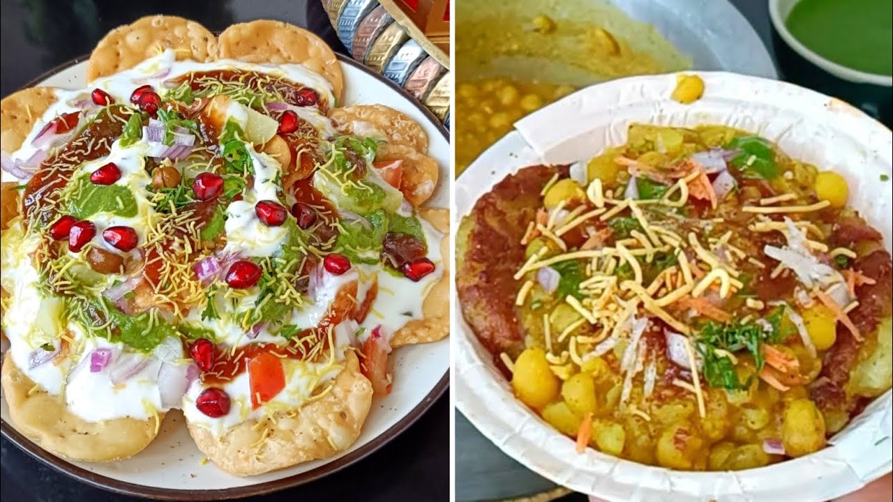 2 in 1 Street Style Chaat Recipe | Dahi Papdi Chaat + Ragda Chaat | Ultimate Chaat Platter