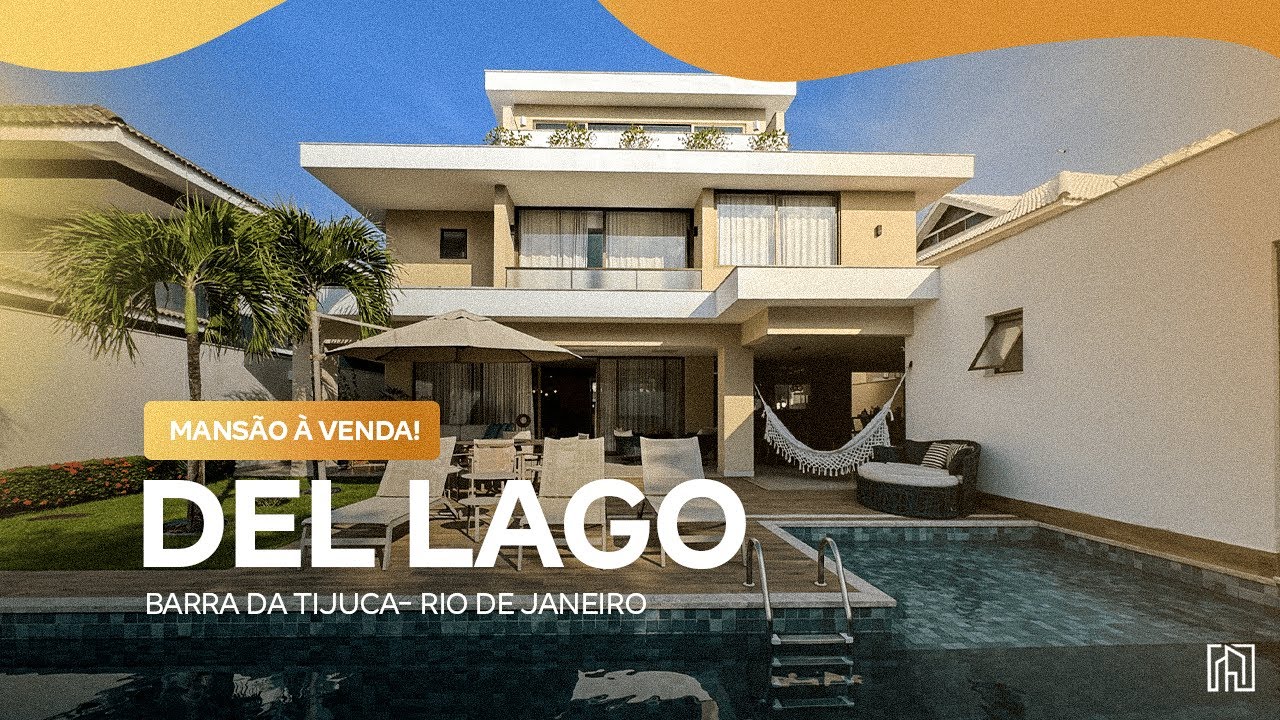Mans&atilde;o Espetacular &agrave; Venda no Del Lago &ndash; Barra da Tijuca | Porteira Fechada