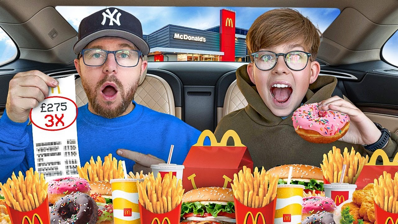 Ordering TRIPLE What The Person IN FRONT of us Orders!!