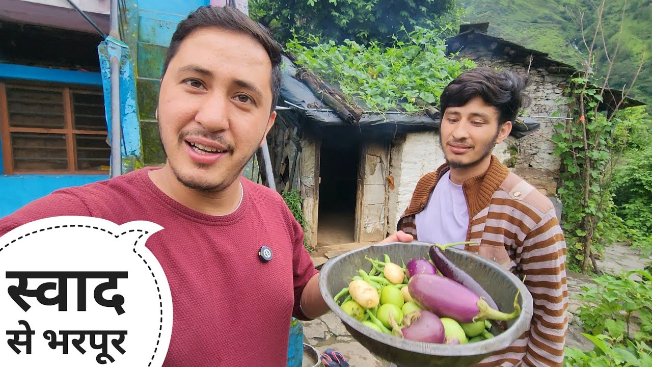 पहाड़ों में हमारे खेतों की ताजी स्वादिष्ट सब्जी || Pahadi Lifestyle Vlog || Cool Pahadi 