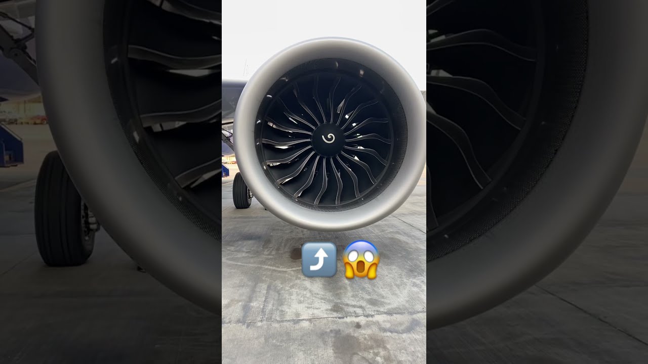 Indigo aircraft engine sound and moving 😳🙀
