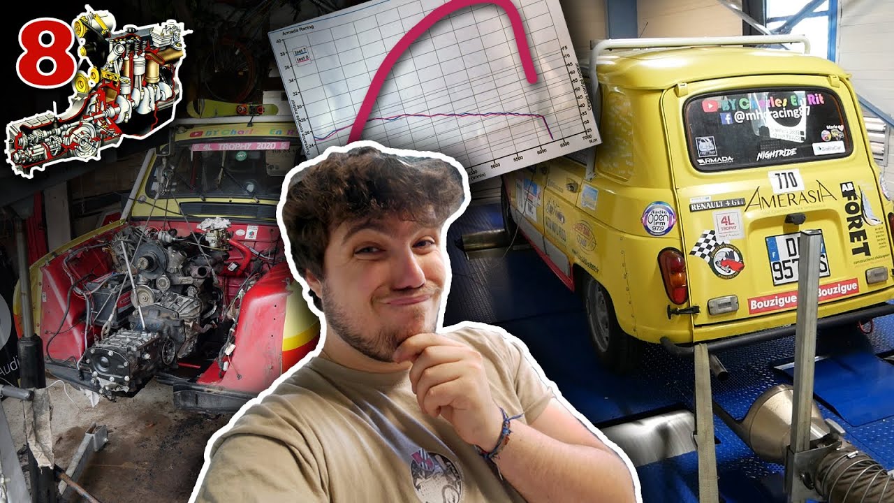 La 4L ne sort PAS ses CHEVAUX !? 🤔😏 (on fait le point ...) | PRÉPA CLÉON 1108 CM³ EP08