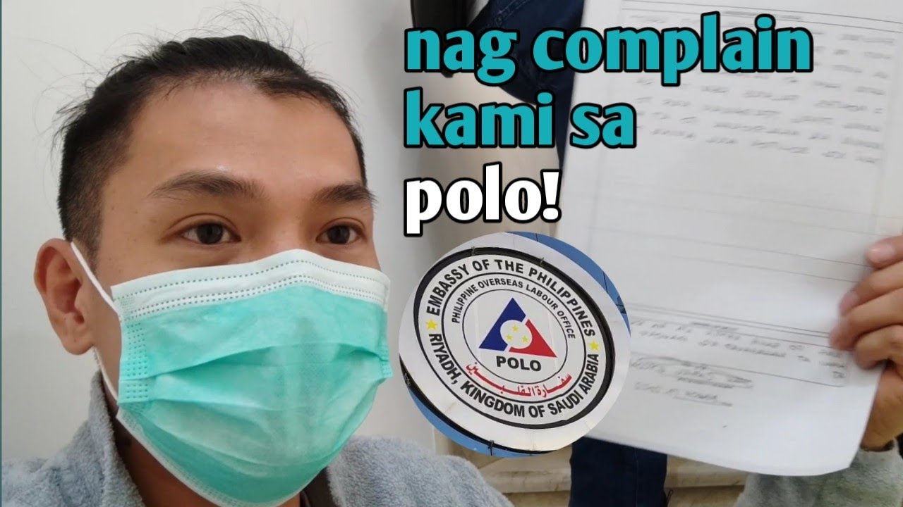 nag complain kami sa polo!