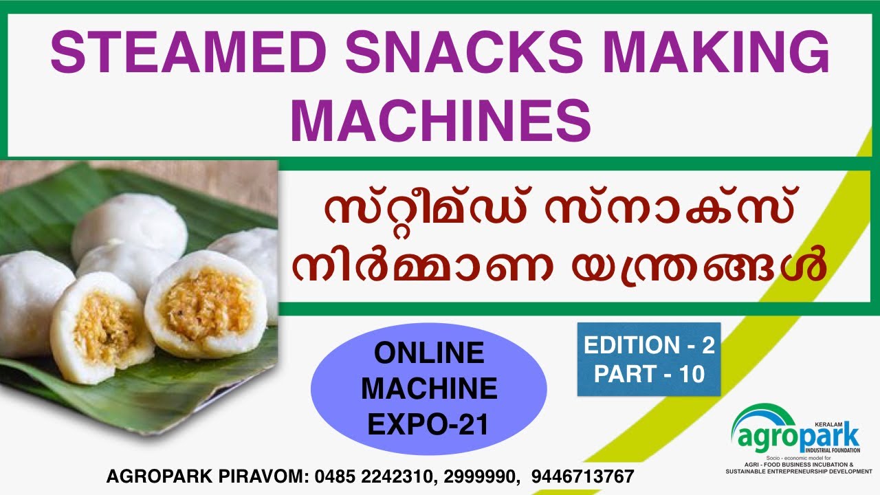 Steamed Snacks Processing Machines...Online Machinery Expo-21 - Edition-2 - Part-10