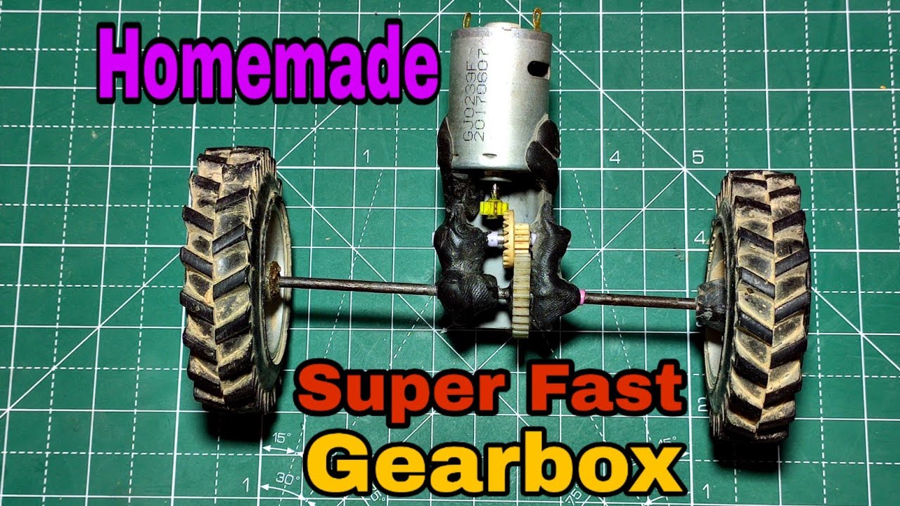 How to make Super Fast Gearbox at home for tractor model