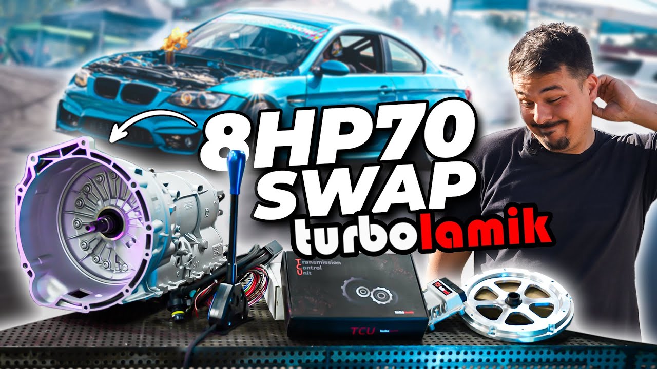 CAJA SECUENCIAL al E92 Swap Volvo de +550cv 🚗💨 8HP conversion Turbolamik TCU 🔥 *Una locura*