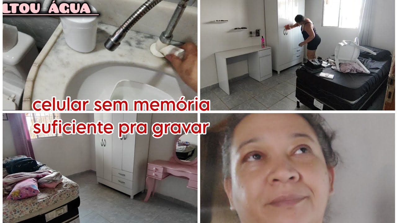 Faxina e organização no quarto e banheiro das crianças/faltou água #donadecasablogueira #collab 