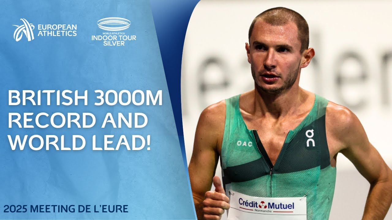 Sub-7:30 for 3000m INDOORS! 🔥 George Mills 🇬🇧 SMASHES Kerr's British record | 2025 Meeting de l'Eure
