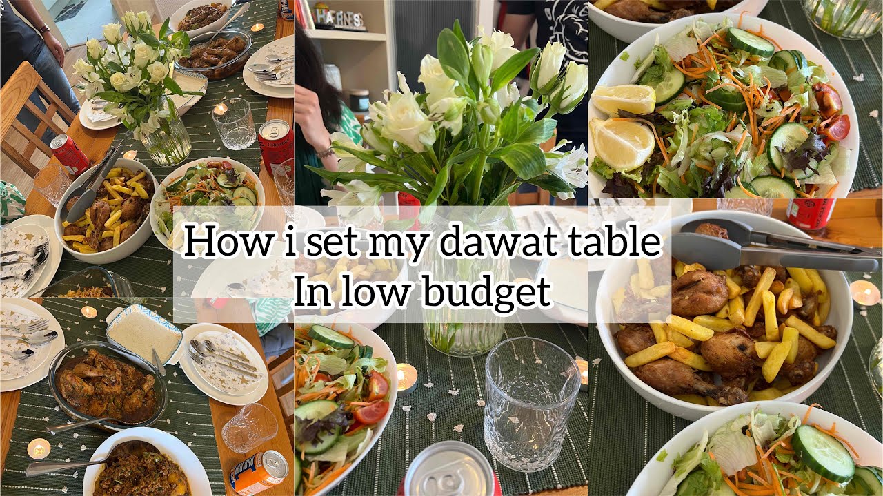 Dawat Vlog | Guests from Pakistan | How to set dawat table