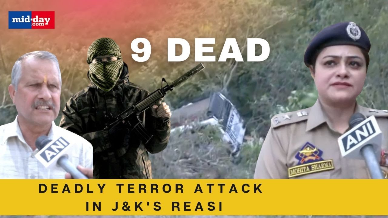 Reasi Terror Attack: Terrorists Open Fire On Bus In J&K's Reasi, 9 Killed, Over 33 Injured