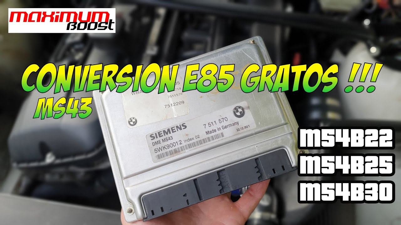 Outil et tuto - Conversion Ethanol Gratos !!! (Siemens MS43/Moteur M54 BMW)