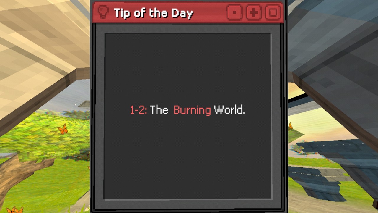 The  Burning World. P-RANK | April Fools Custom Level