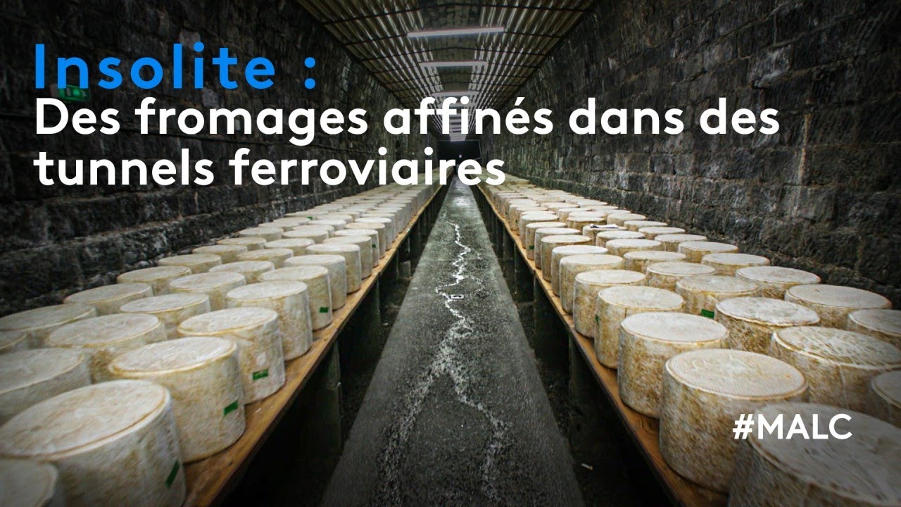 Insolite : des fromages affinés dans des tunnels ferroviaires