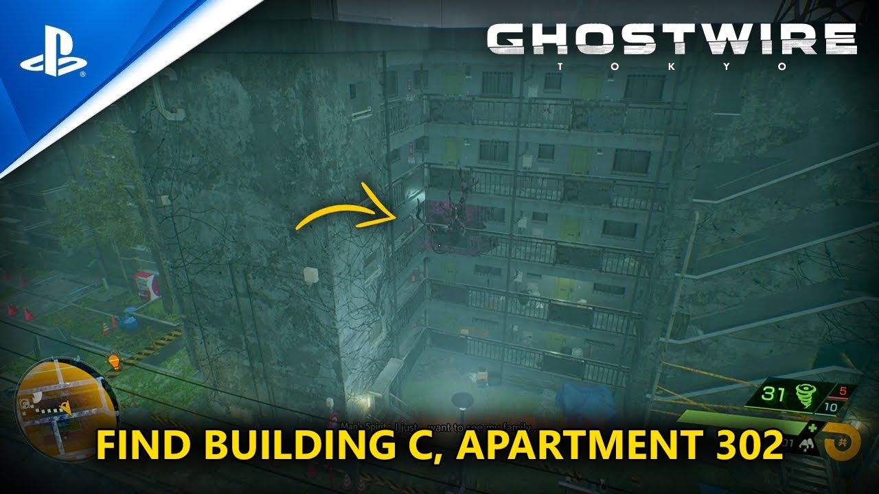 GHOSTWIRE: TOKYO | Find Building C, Apartment 302