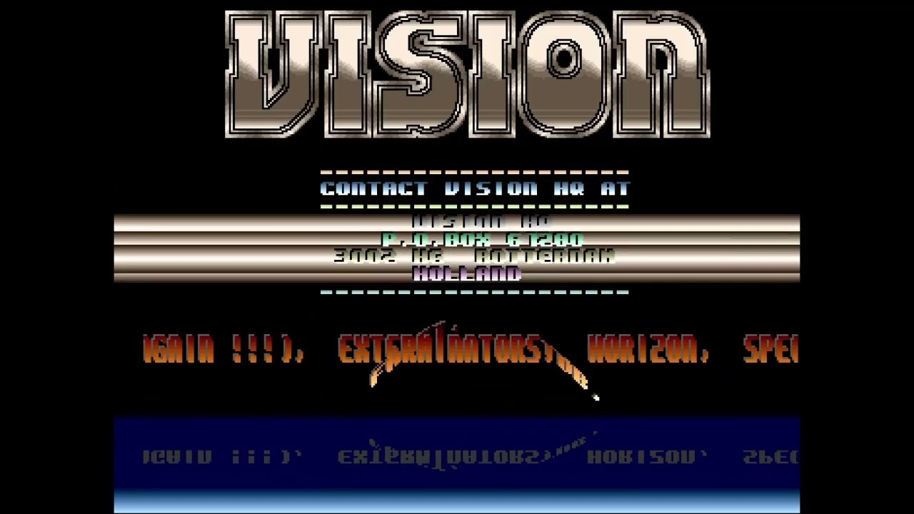 Amiga Cracktro Professional Lottery System by Vision