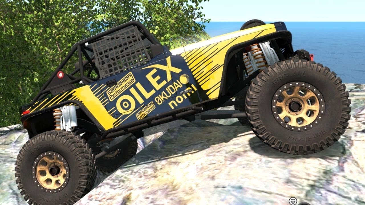 BeamNG Drive Update - Ibishu Hopper Crawler Rock Crawlling