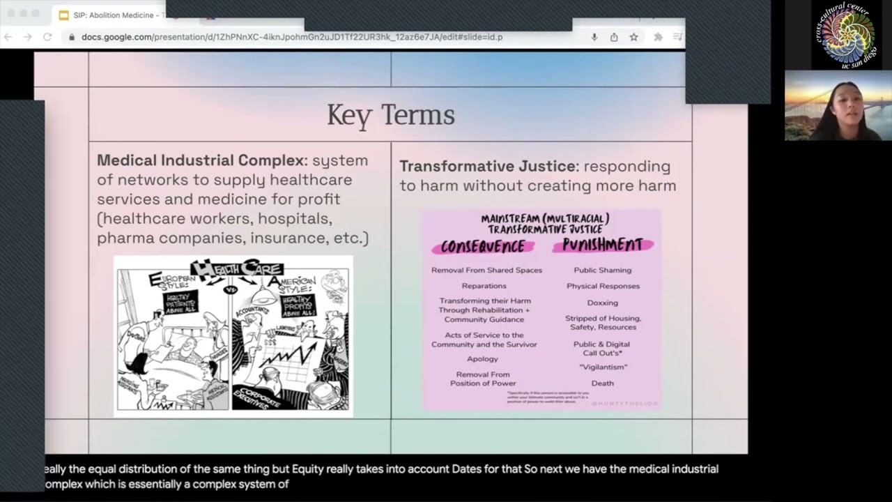 Abolition Medicine:Transformative and Restorative Practices
