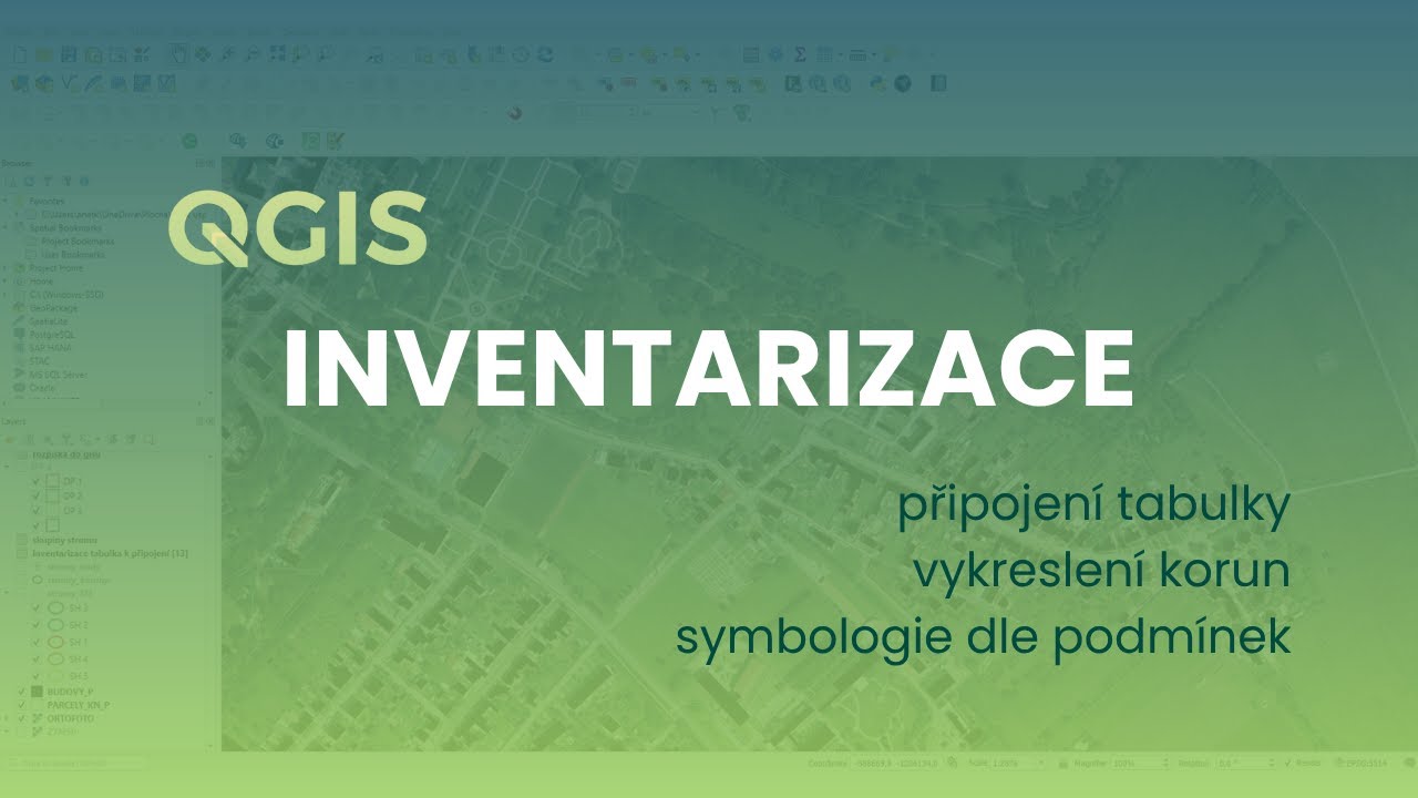 QGIS - Zpracov&aacute;n&iacute; inventarizace dřevin