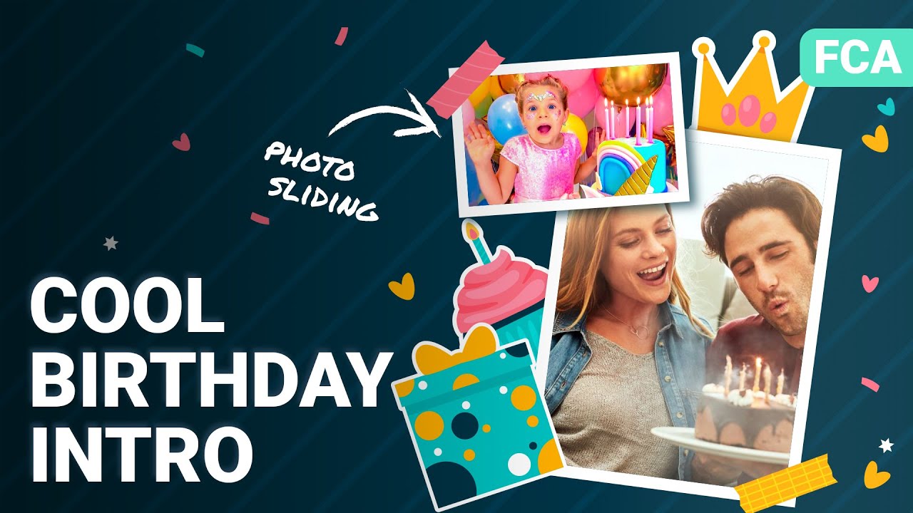 Create a Photo Sliding Birthday Intro | Filmora Creator Academy
