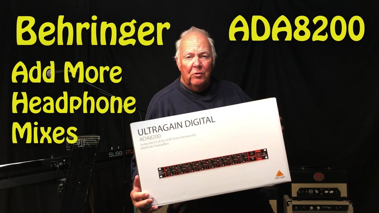 Расширитель Behringer ADA8200. Добавьте больше миксов для наушников!