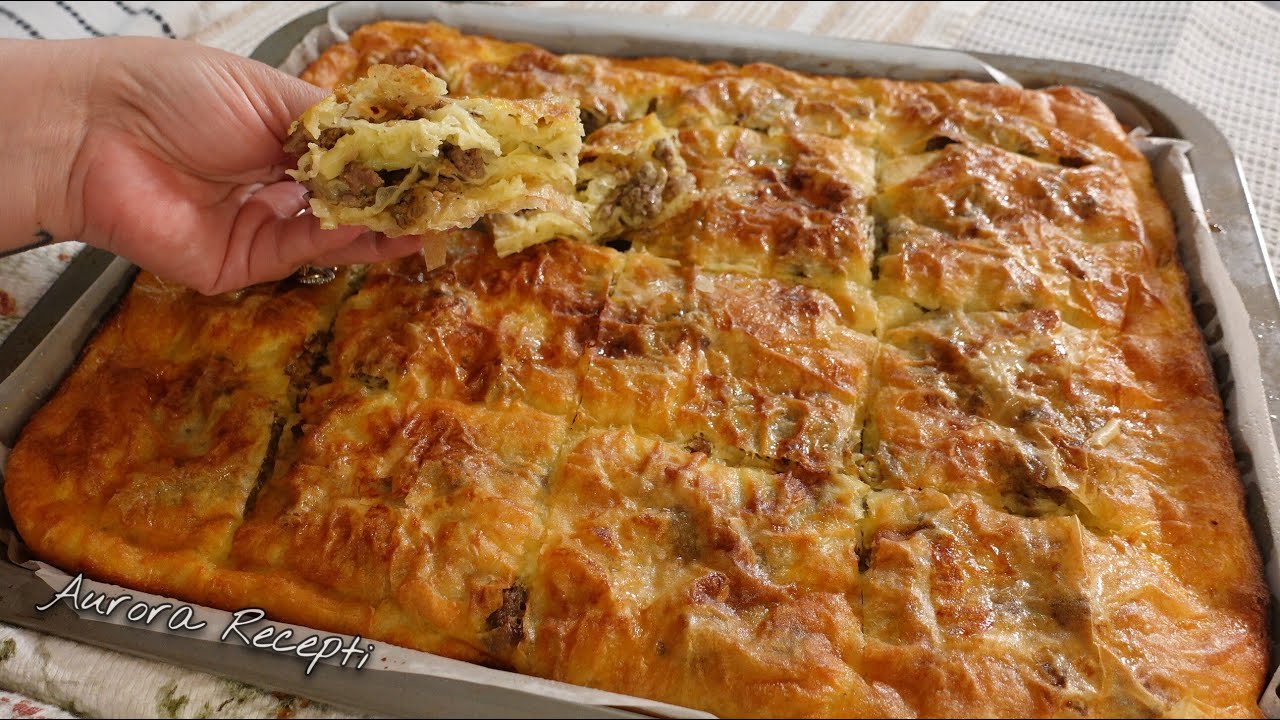 Ma kakav masan burek🔥Probajte ovu Socnu DOMACU PITU SA MESOM Forget the Greasy Burek, Try this✅