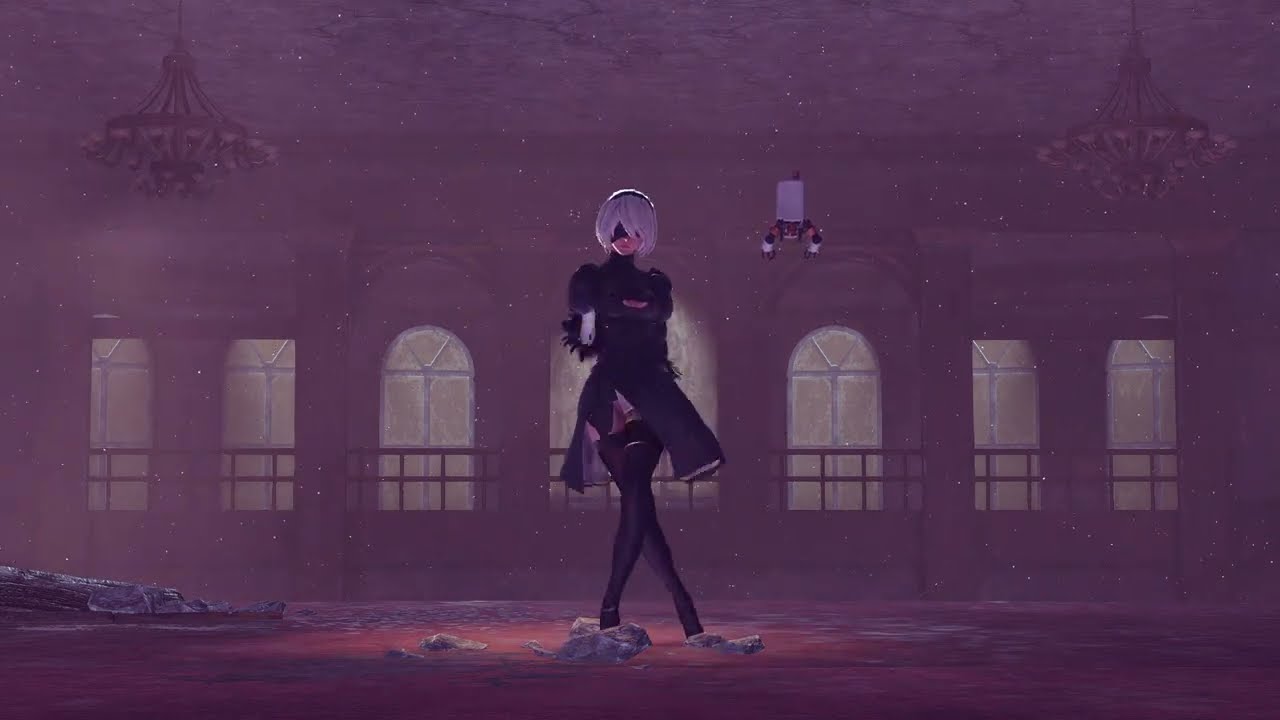 NieR:Automata - 2B Bayonetta Dance (Let's Dance, Boys!)