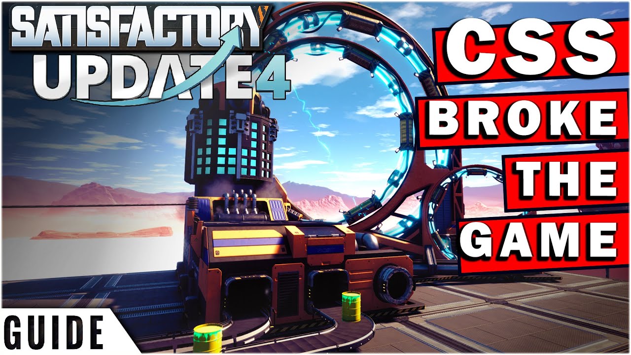 Satisfactory Update 4 Gameplay - Nuclear is BROKEN