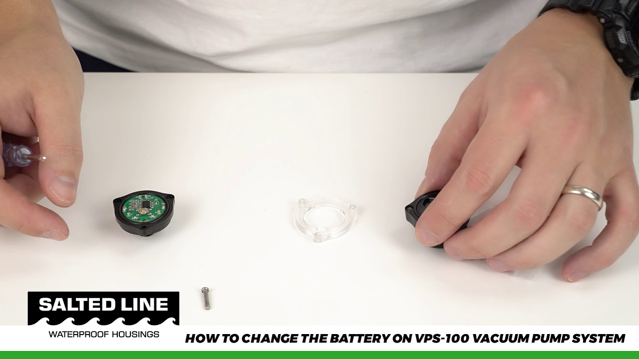 HOW TO change the battery on VPS 100 vacuum pump system