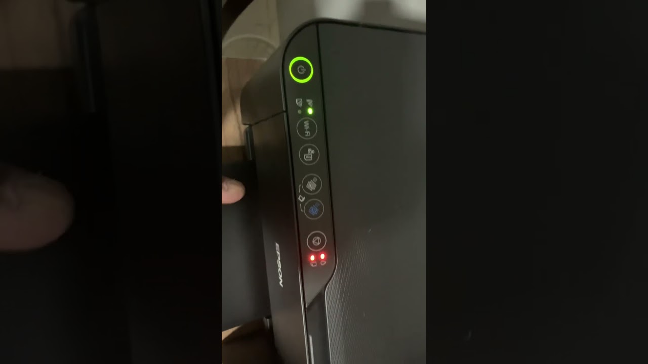 Impressora com as Luzes Acesas TRAVADA