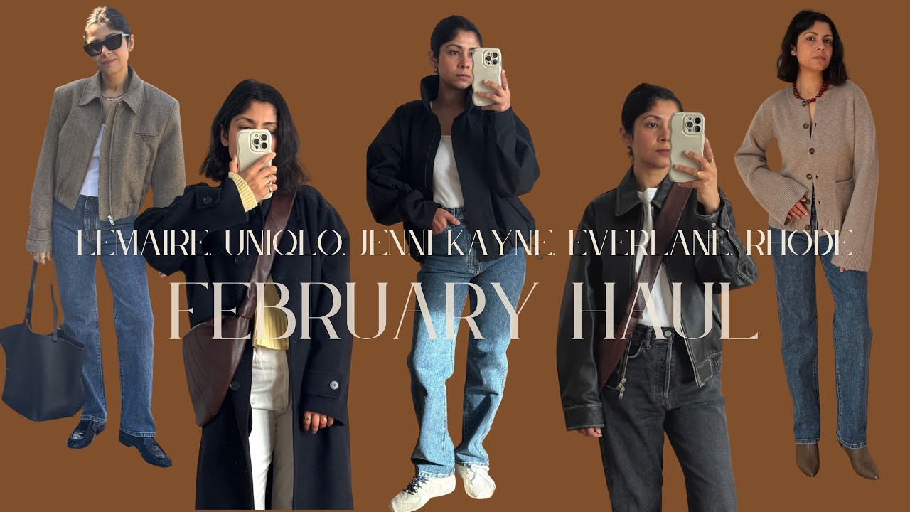 February Haul: Lemaire, Uniqlo, Jenni Kayne, Everlane and Rhode