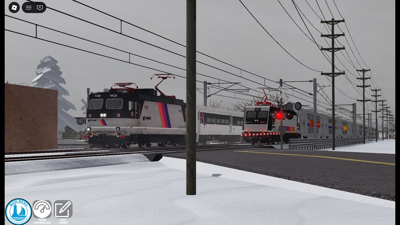 Railfanning during a snow storm