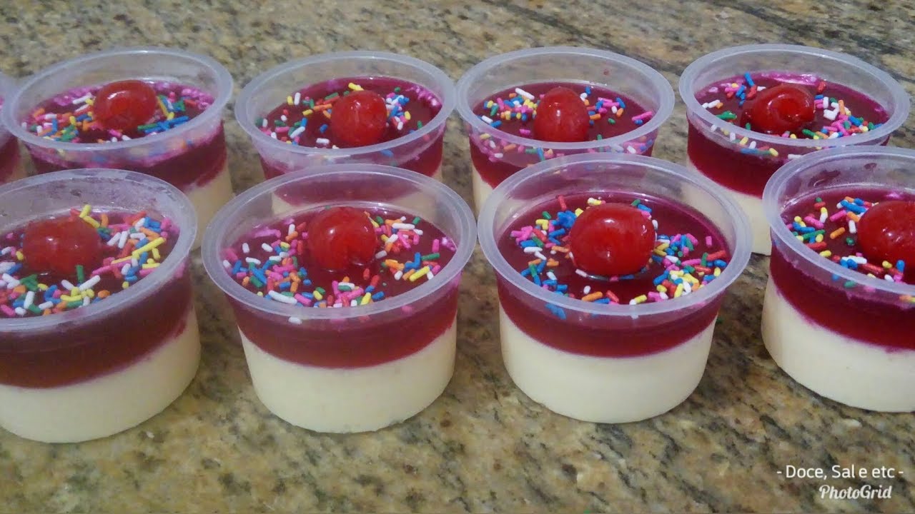 APENAS 2 INGREDIENTES, FATURE MUITO COM SOBREMESA NO POTE QUE PODE SER FEITA NA VERSÃO DIET