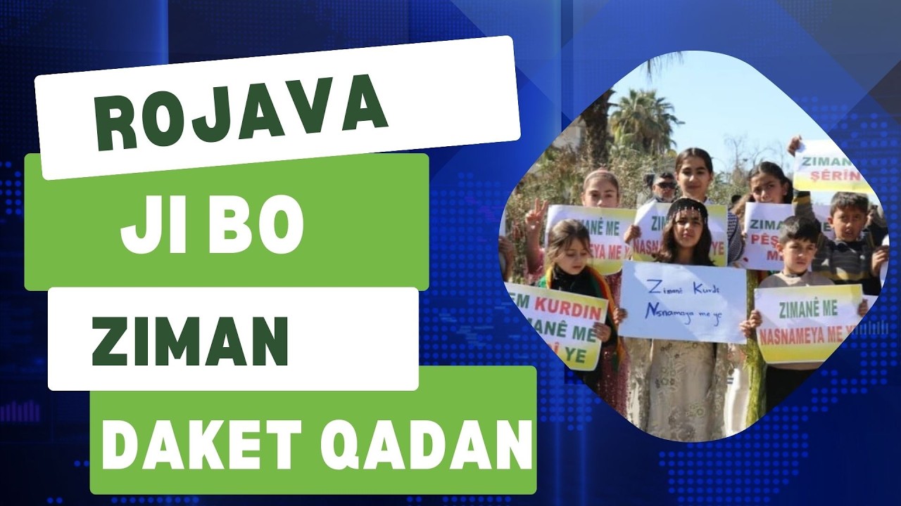 Rojava yê Kurdîstanê ji bo Roja Ziman li qadan bûn.