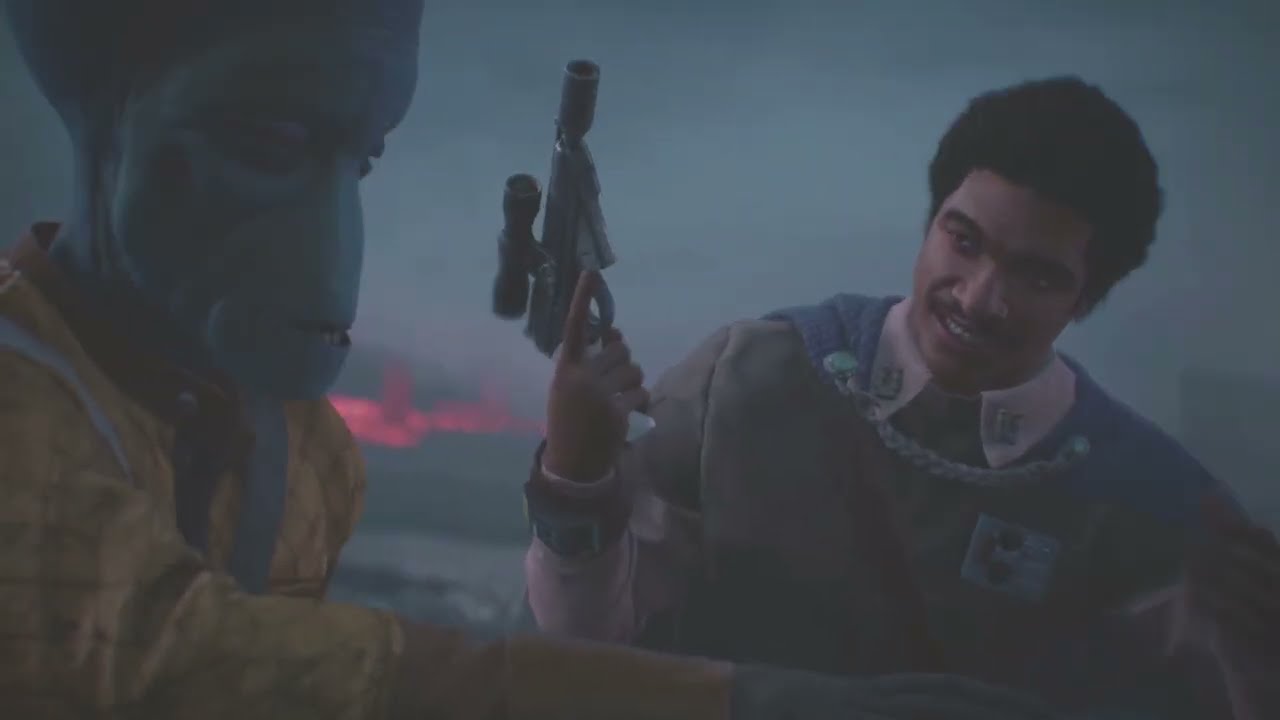Star Wars Battlefront II: Lando And Shriv Go To Sullust To Destroy An Imperial Factory Cutscene