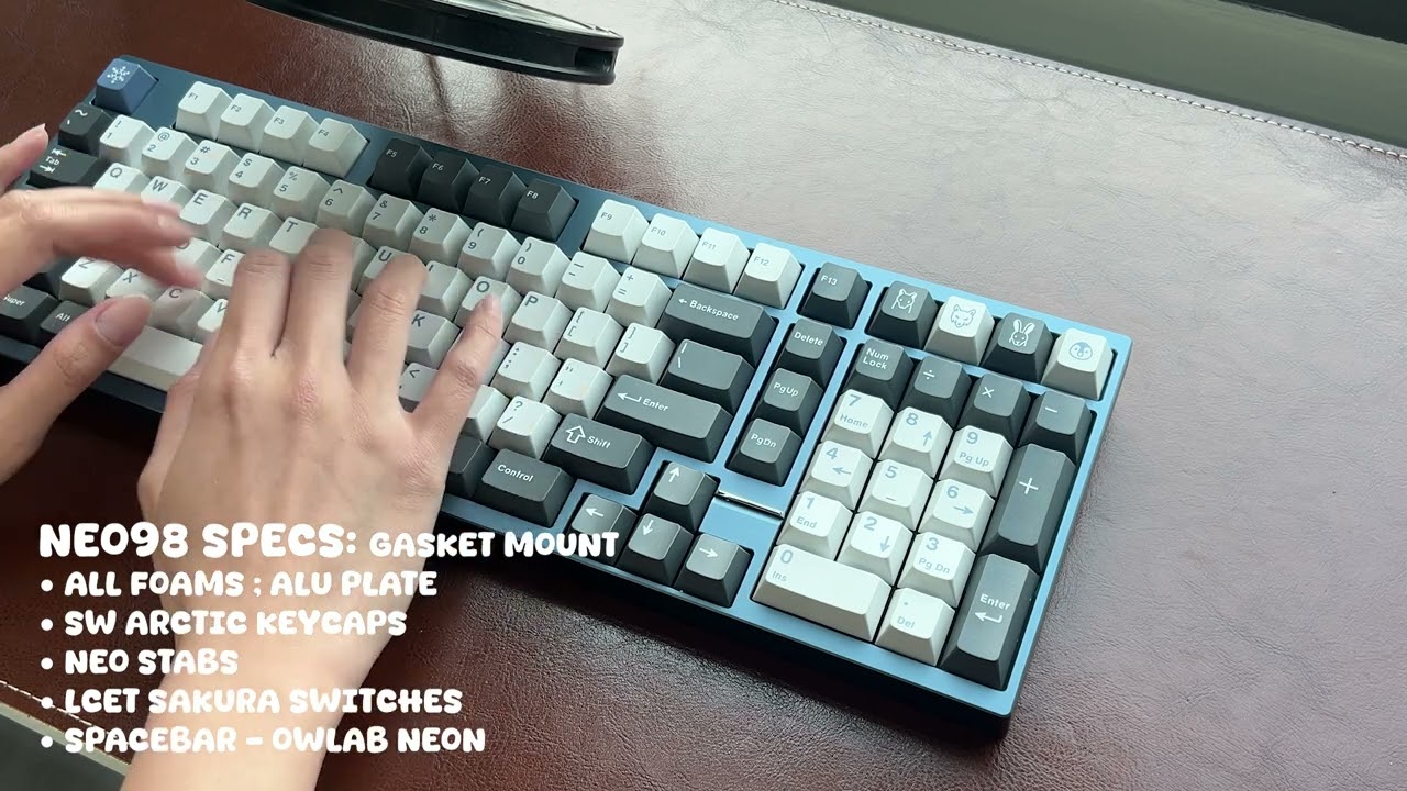 Neo98 Slate Blue - LCET Sakura Switches soundtest