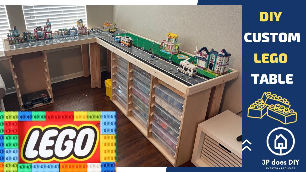 Simple DIY Custom Lego Table | How To Build