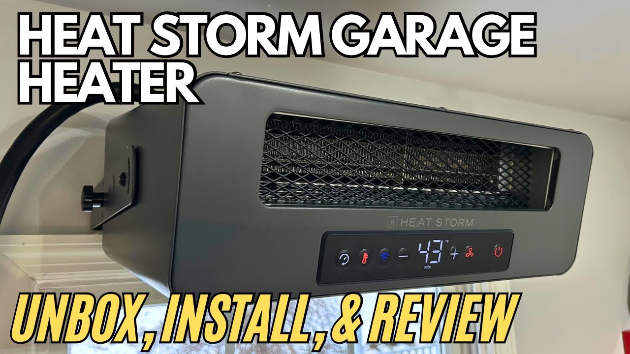 Heat Storm Amazon Garage Heater Unboxing, Install and Review Video - Do I recommend this?? #amazon