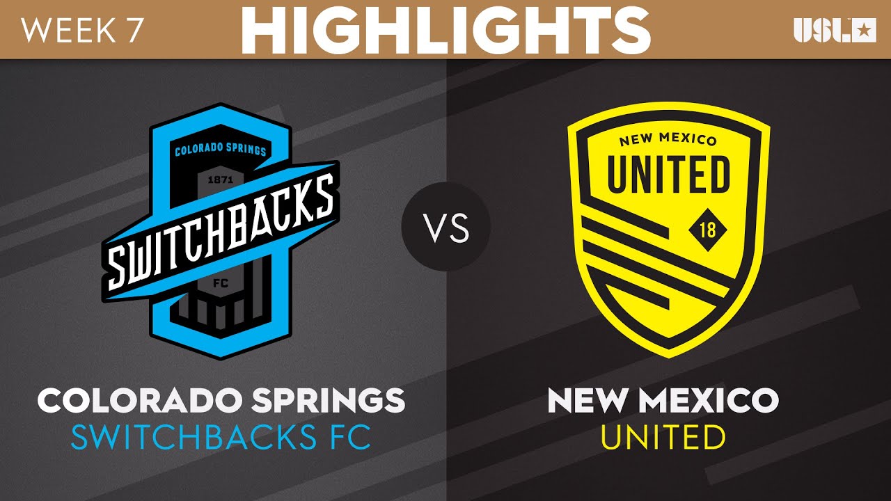 4.22.2023 | Colorado Springs Switchbacks FC vs. New Mexico United - Game Highlights