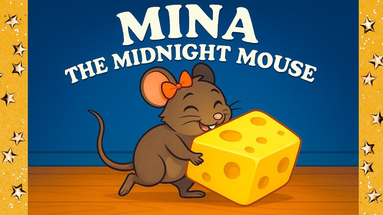Mina the Midnight Mouse 🐭✨ | Cozy Bedtime Story for Kids | Read Aloud