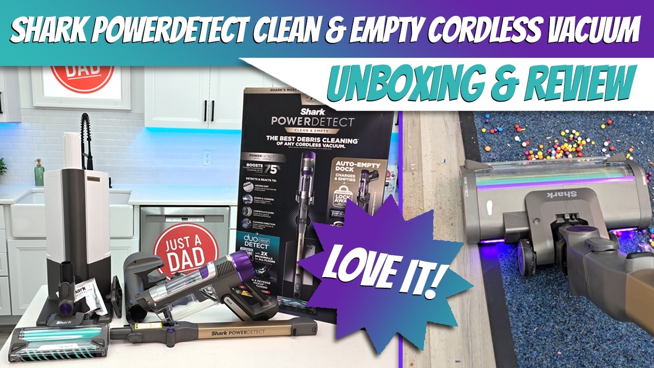 Shark PowerDetect Clean & Empty Cordless Vacuum IP3251 UNBOXING & REVIEW AMAZING!