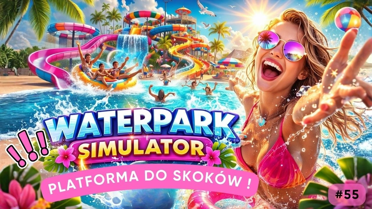 platforma do SKOKÓW🔫🤿 Waterpark Simulator PL🍹 | odcinek 55