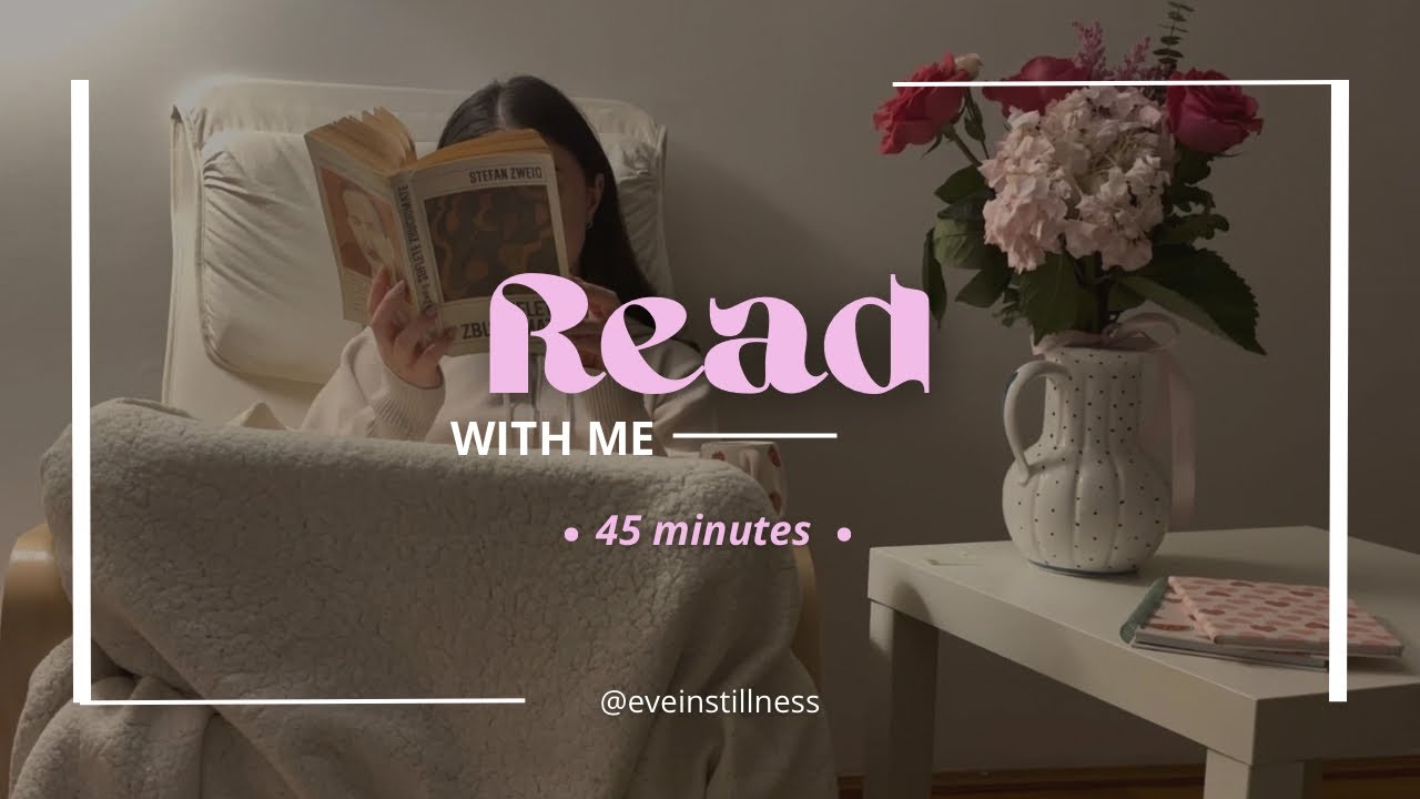 Read With Me | 45 Min Reading Session ♡ Soft Piano Music (Beware of Pity &ndash; Stefan Zweig)