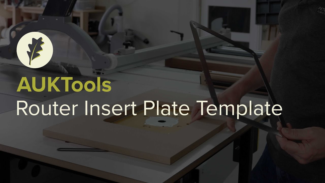 AUKTools Router Insert Plate Template