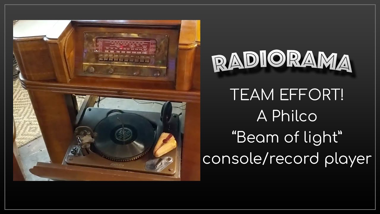 Team Effort: We overhaul a Philco Beam of light console