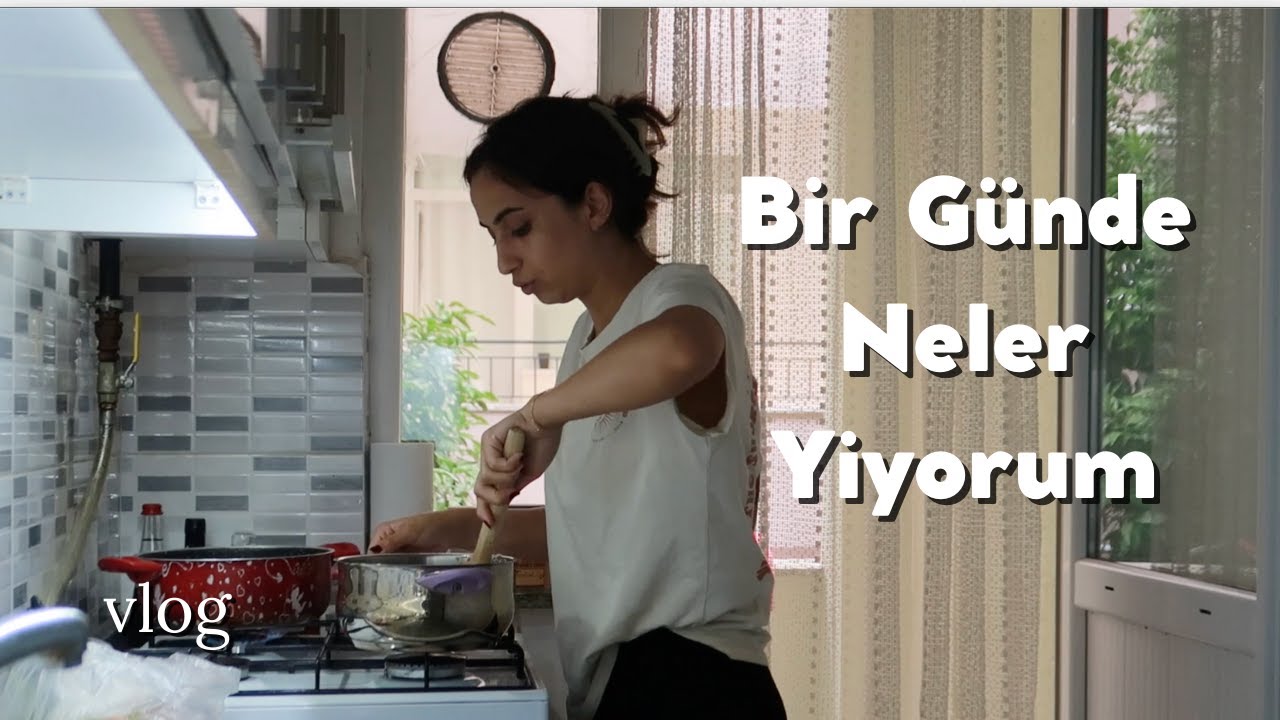 BİR GÜNDE NELER YEDİM | VLOG | Öğrenci Evimde Bir Günde Neler Yiyorum  ✨