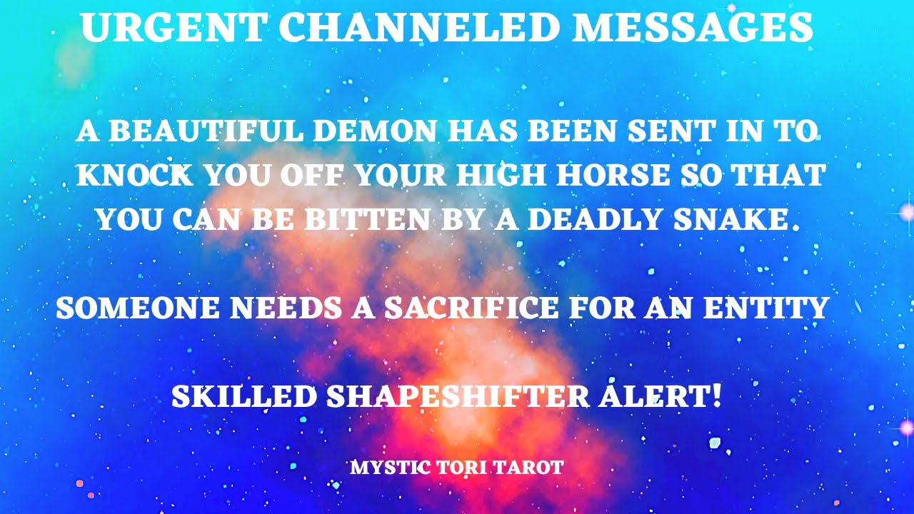 🚨URGENT~DO NOT BE DECEIVED BY THIS POWERFUL SHAPESHIFTER WHO WANTS YOU AS A SACRIFICE FOR AN ENTITY