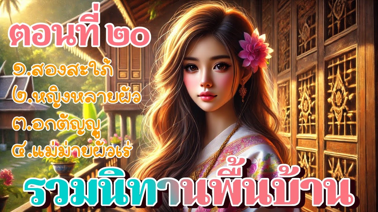 รวมนิทานพื้นบ้าน ตอนที่ ๒๐ ฟังนิทานสนุกๆ ยาวๆ เพลินๆ