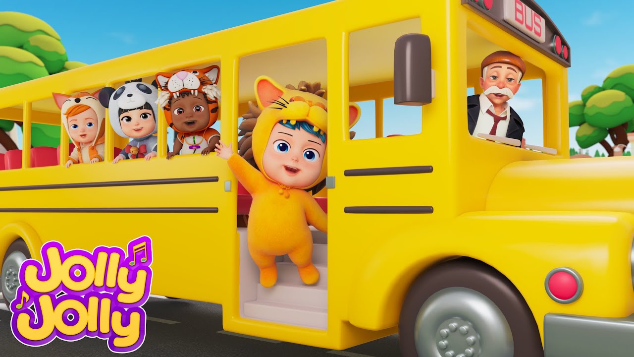 Las Ruedas del Bus (2025)🚍 Canciones Infantiles ♫ Jolly Jolly en Español - Canciones Infantiles