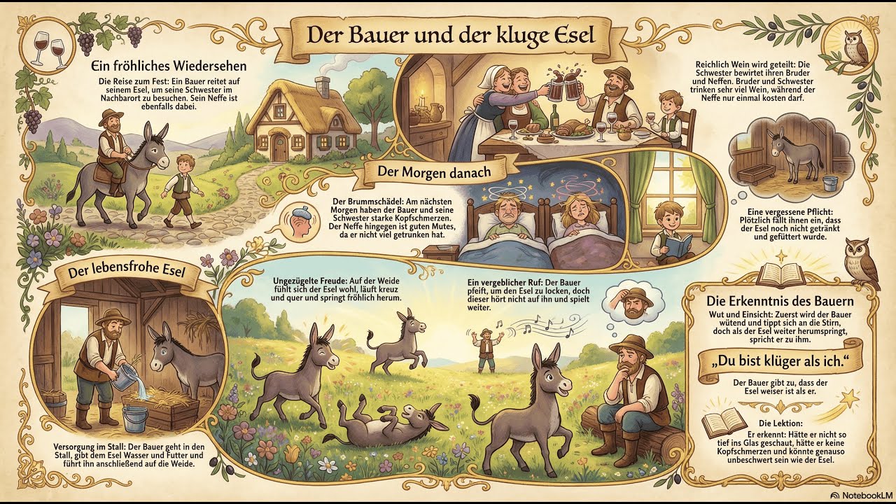 Der Bauer und der Esel