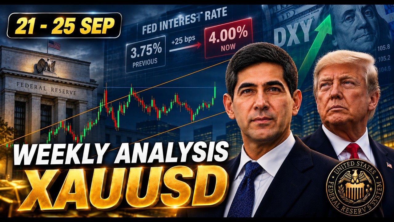 🟢 GOLD Weekly Analysis: Bears in Control? (21 - 25 SEP)
